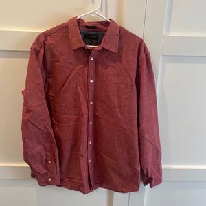 Banana Republic Button Down Red